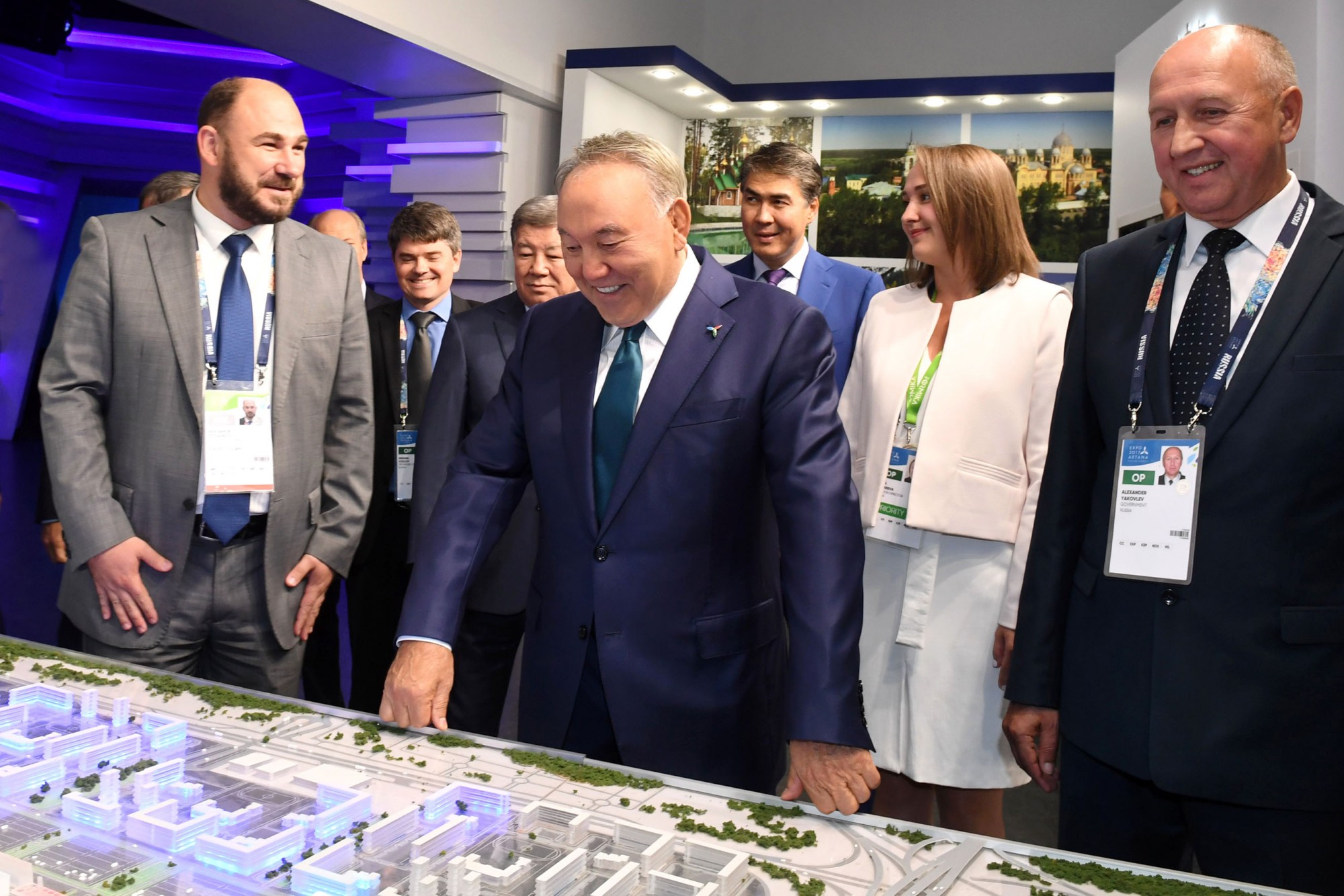 Nursultan Nazarbayev took part in opening of the hotel "Hilton"