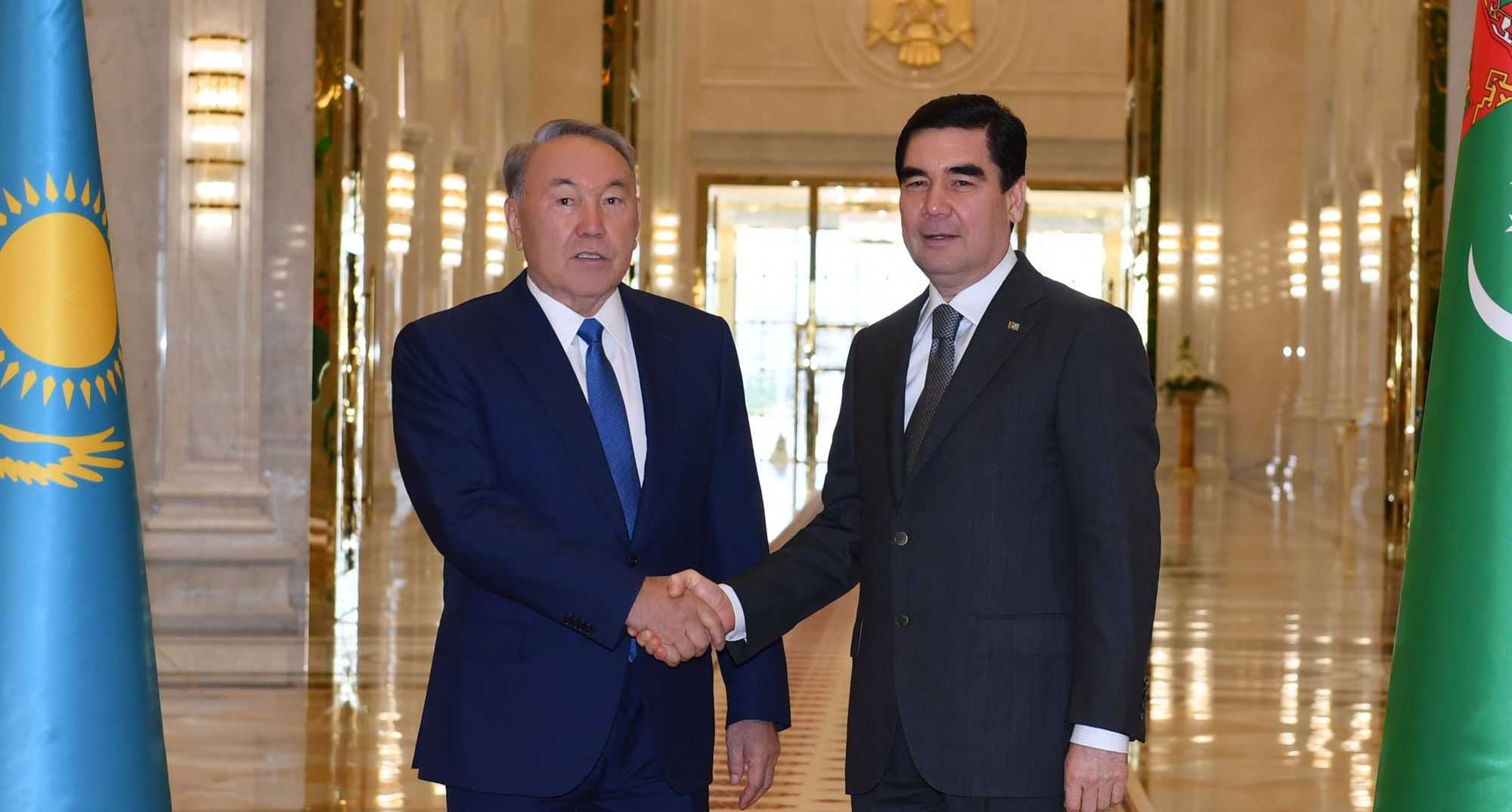 Nursultan Nazarbayev arrived in Ashgabat for a working visit
