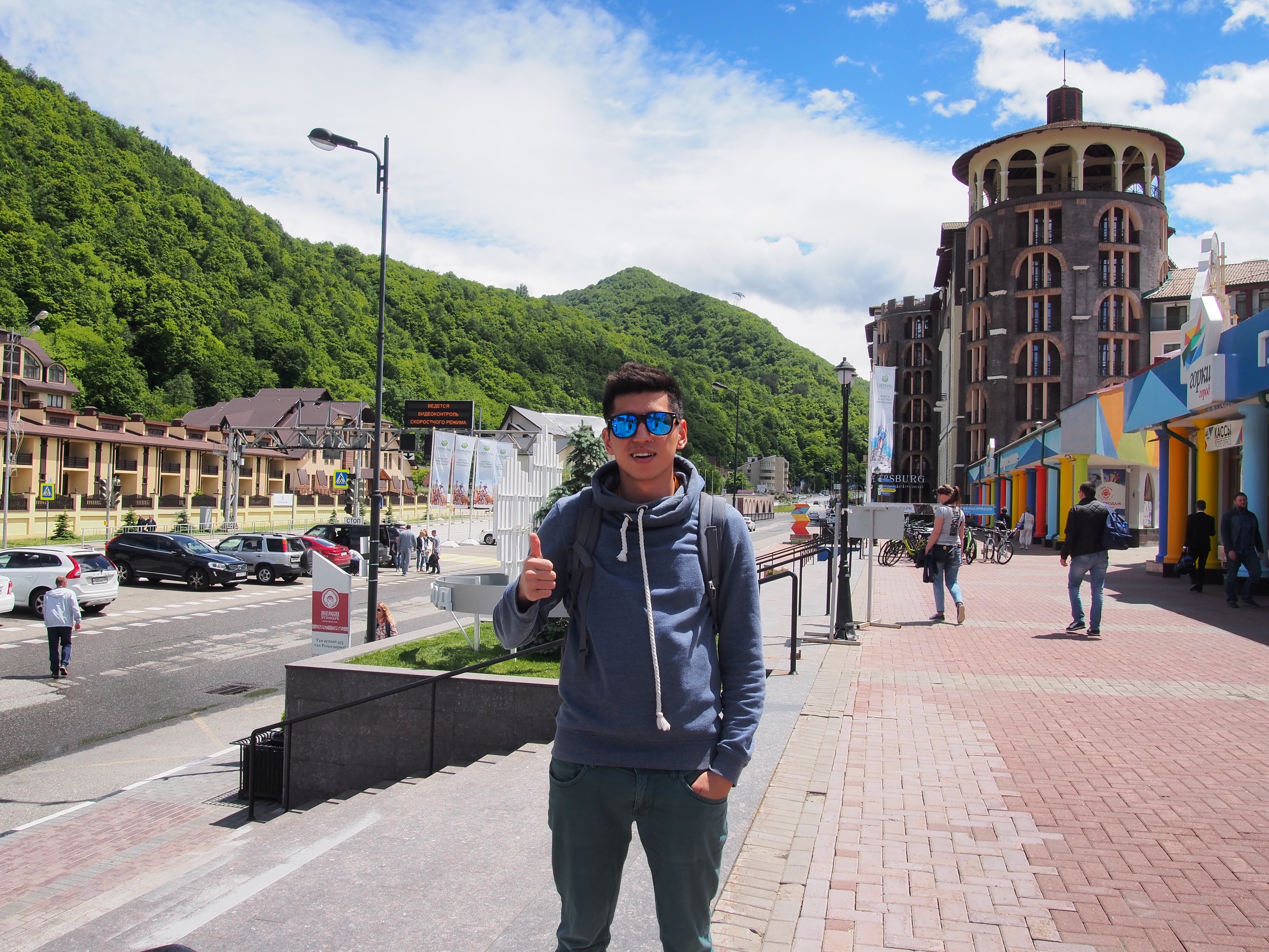 А Kazakh man visited 17 countries and 55 cities by hitchhiking