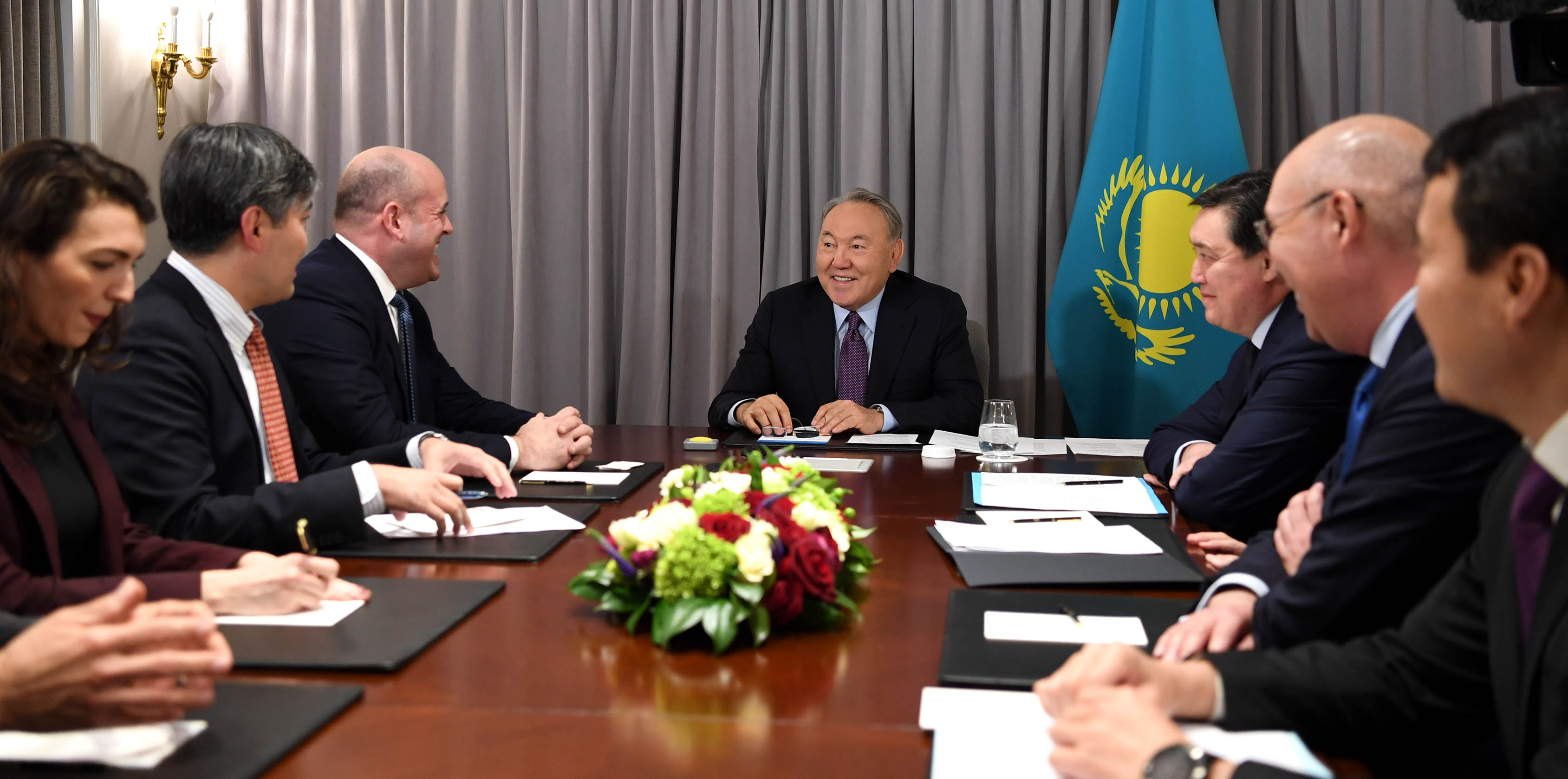 Kazakh President meets with Harvey Schwartz, President of Goldman Sachs Company