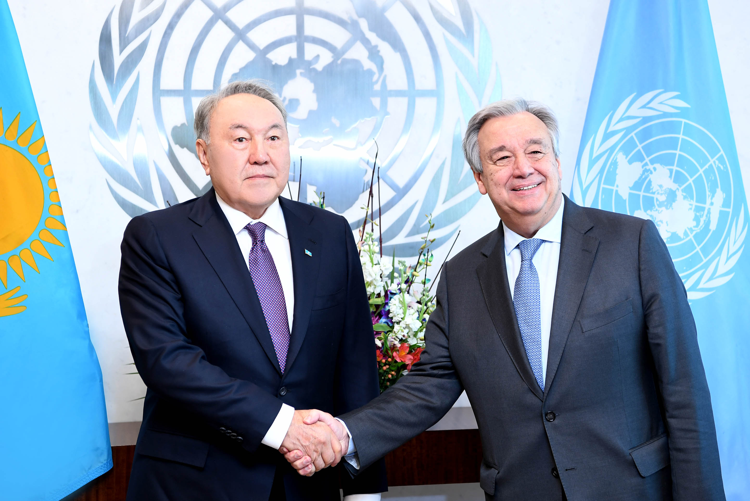 Kazakh President meets with UN Secretary-General, Antonio Guterres