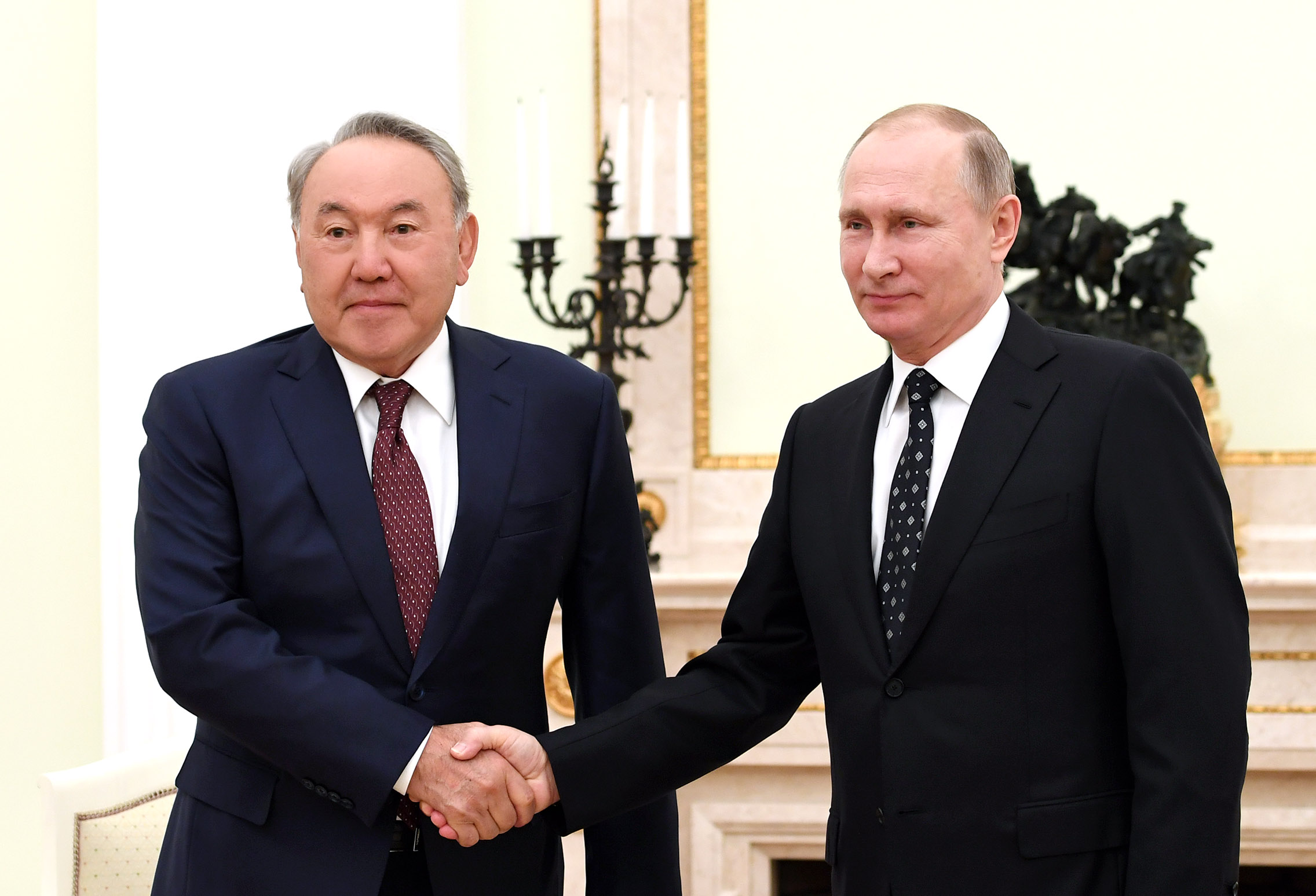 Nursultan Nazarbayev and Vladimir Putin held a phone talk