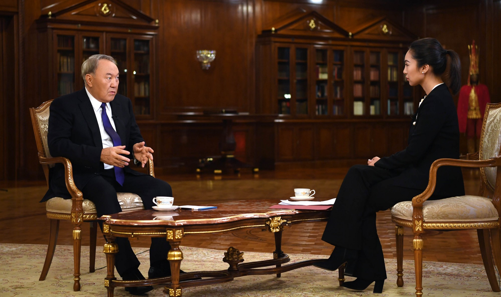 Kazakh President gives an interview to China’s CCTV