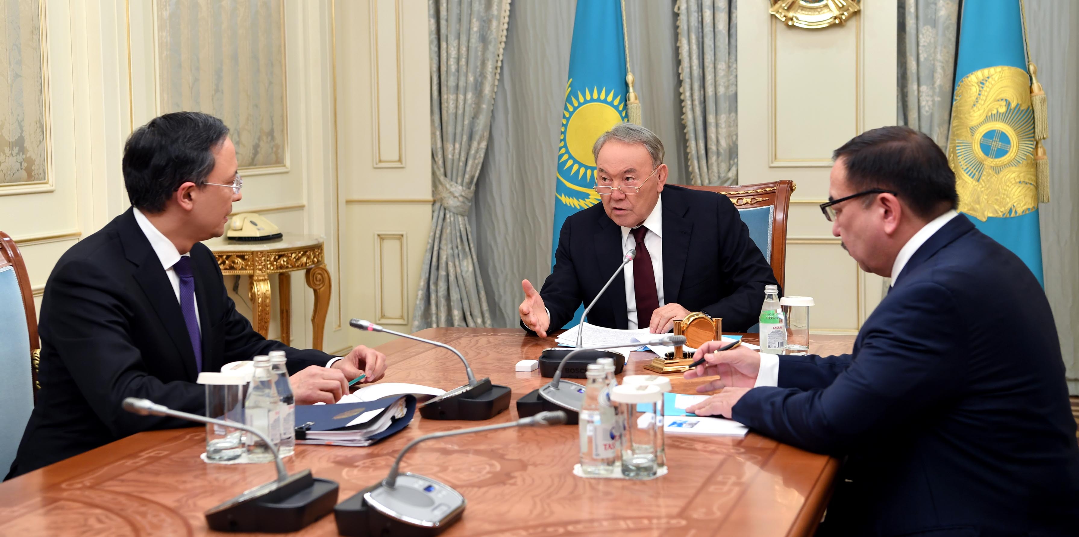 Kazakh President receives Foreign Minister Kairat Abdrakhmanov