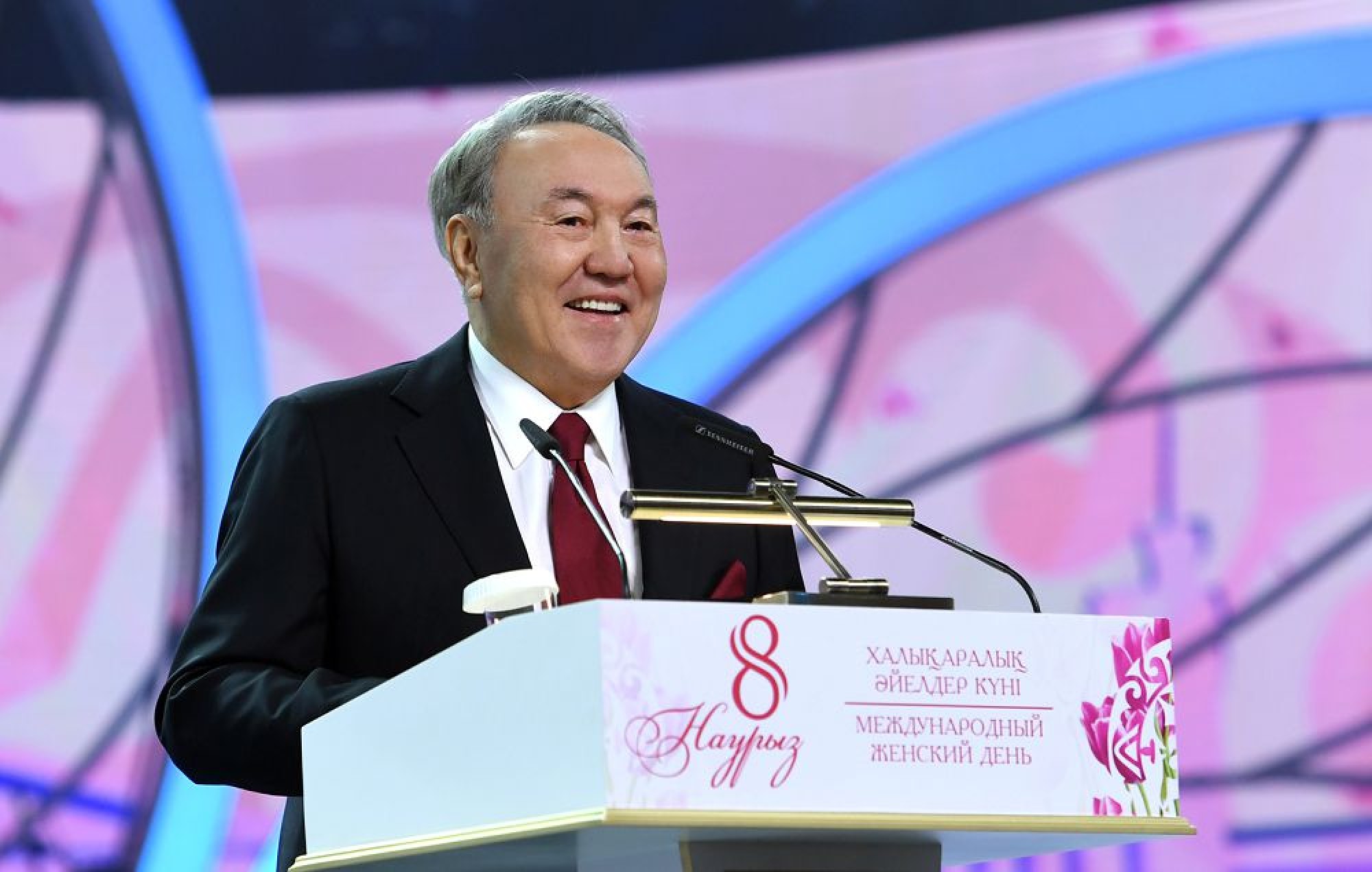Kazakh President congratulates on International Women's Day