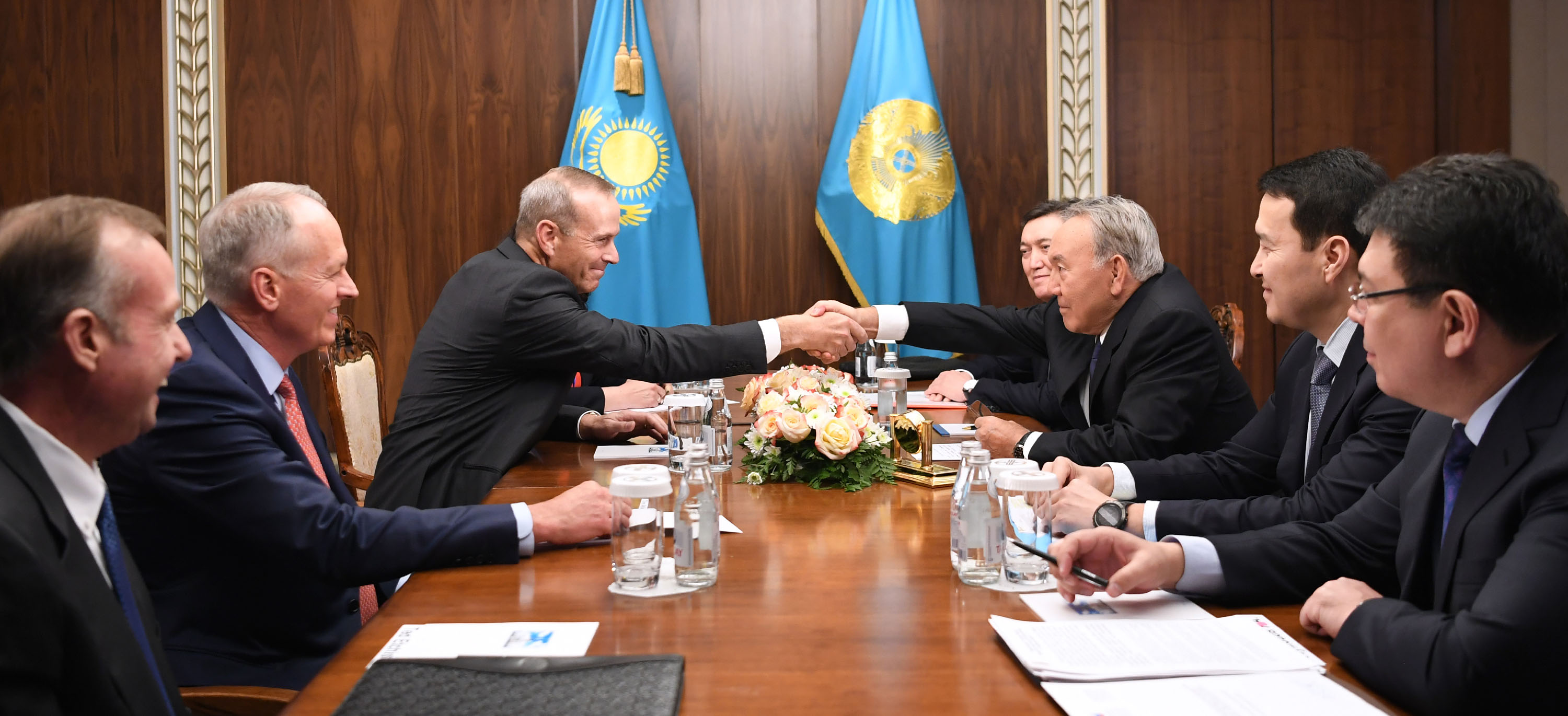 Kazakh President meets with Michael Wirth, Chief Executive Officer of Chevron