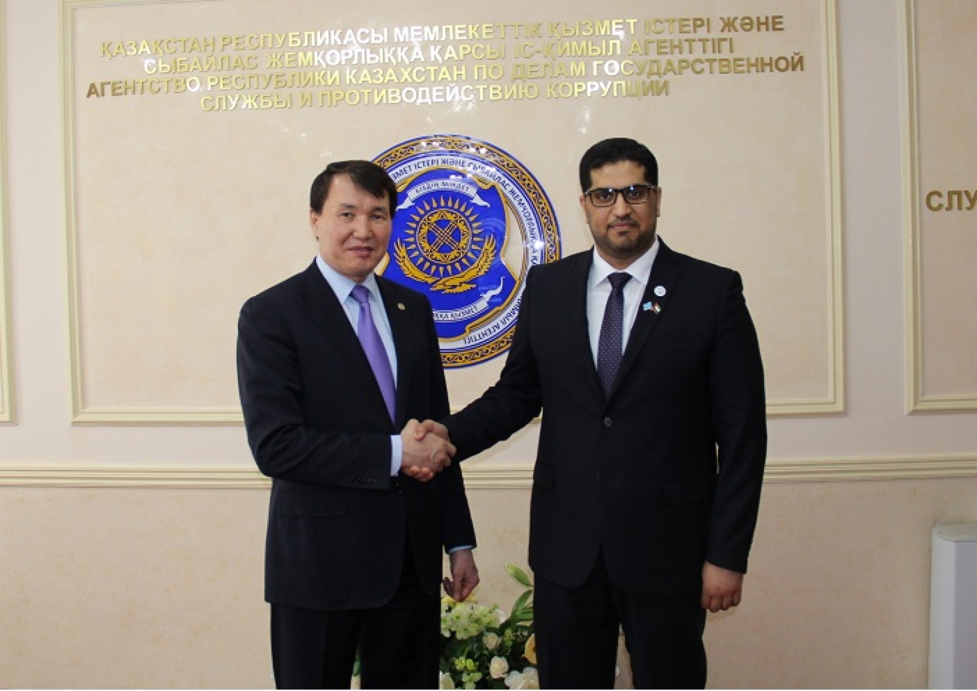 Alik Shpekbayev meets with the Ambassador of the UAE