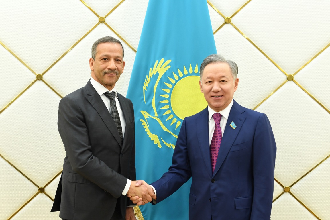 Nurlan Nigmatulin receives the Ambassador of Morocco