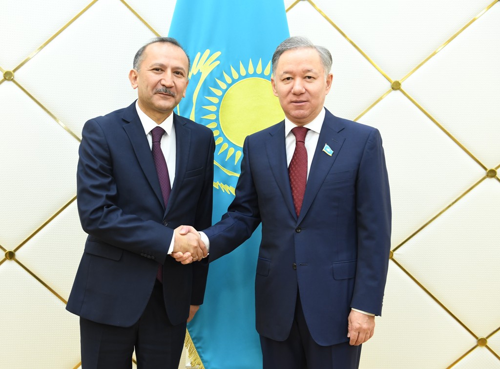 N.Nigmatulin received the Ambassador of Uzbekistan in Kazakhstan