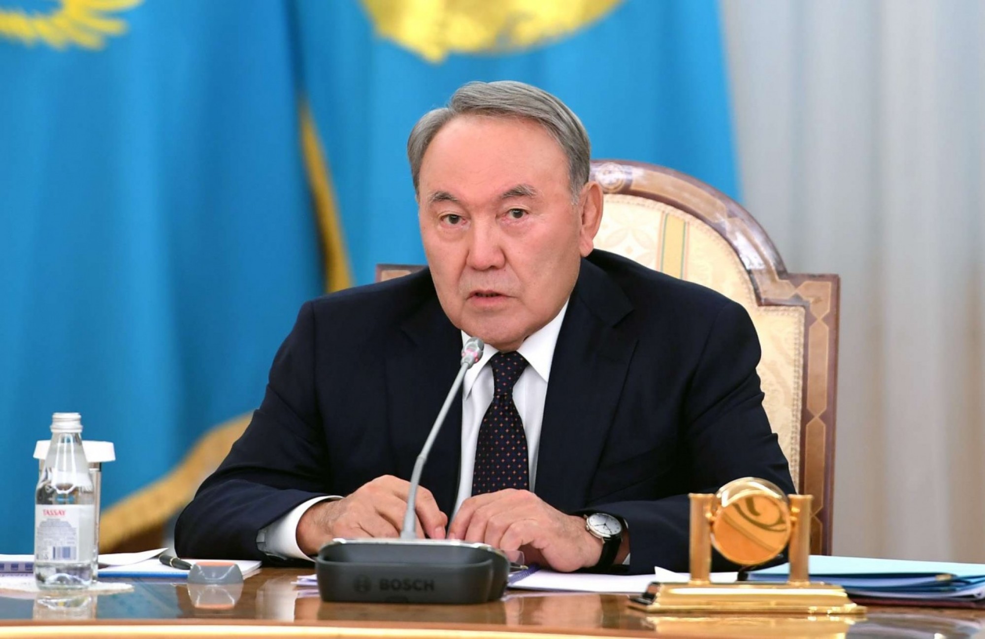 Nursultan Nazarbayev congratulates delegates of the 5th Congress of the Atameken NCE