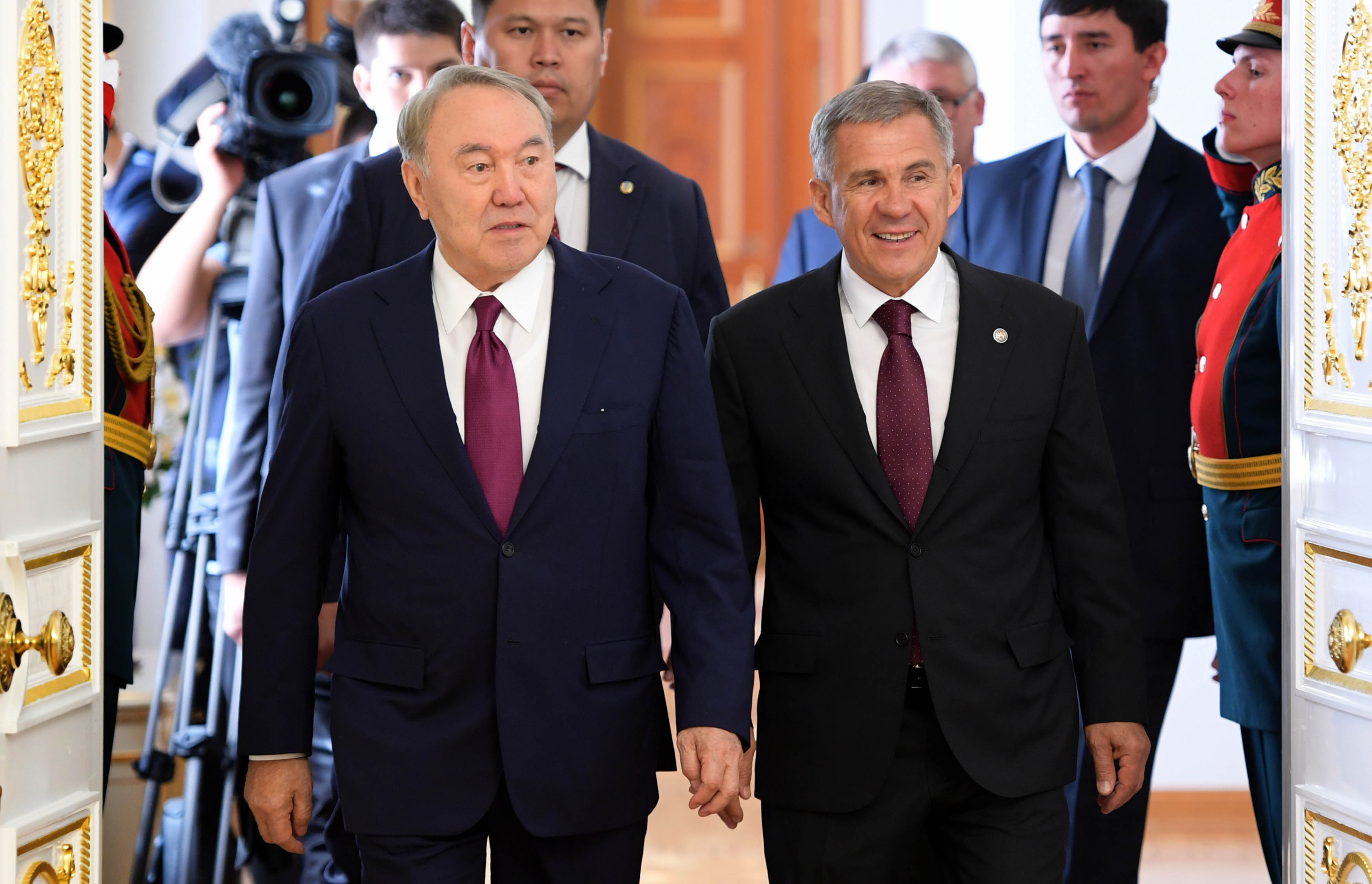 Kazakh President meets with President of Tatarstan Rustam Minnikhanov