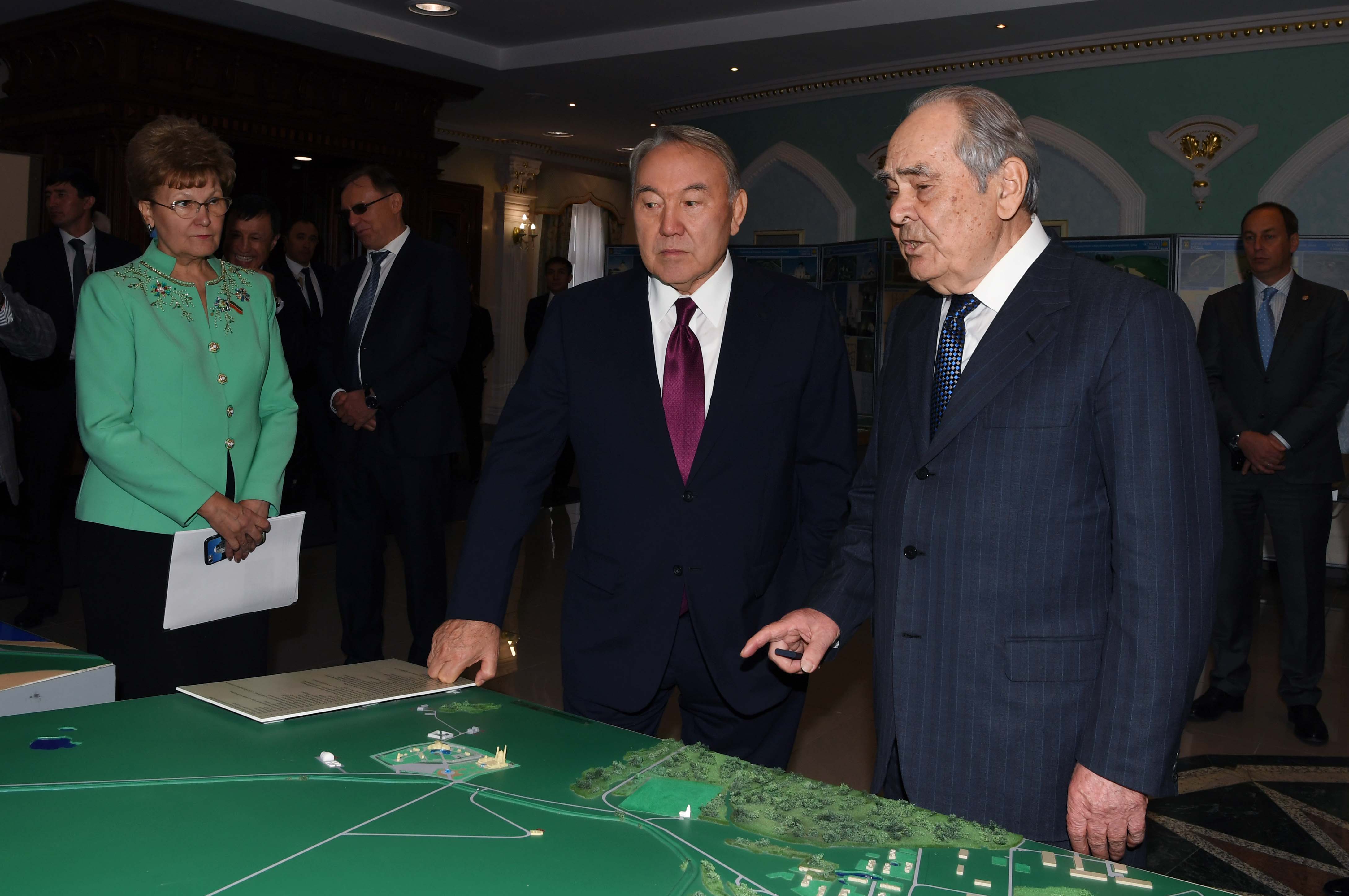 Nursultan Nazarbayev acquaintances with Bolgar and Sviyazhsk town-island revival projects