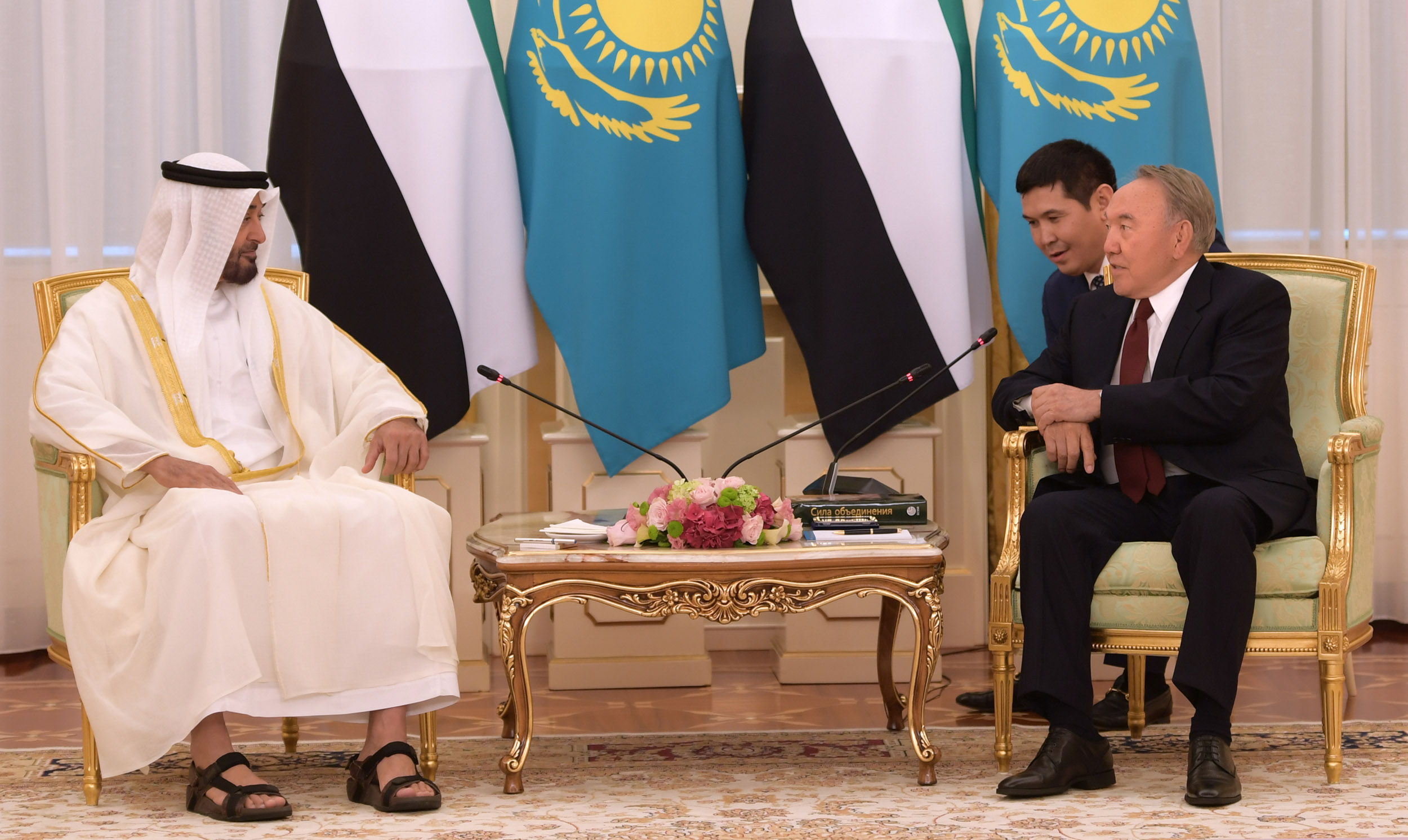 Kazakh President meets with Sheikh Mohammed bin Zayed Al Nahyan