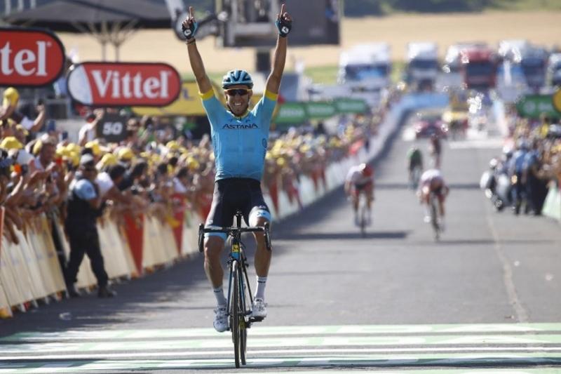 Tour de France: Astana's Omar Fraile wins Stage 14