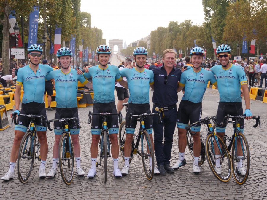 Tour de France. Stage 21. Astana Pro Team finishes with two stage victories