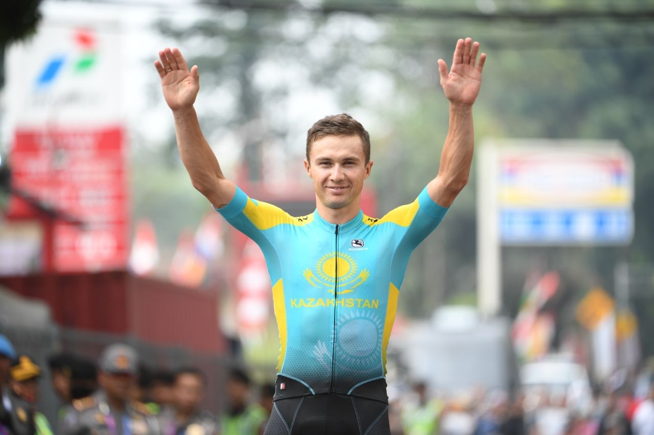 Alexei Lutsenko wins second gold medal at the Asian Games 2018