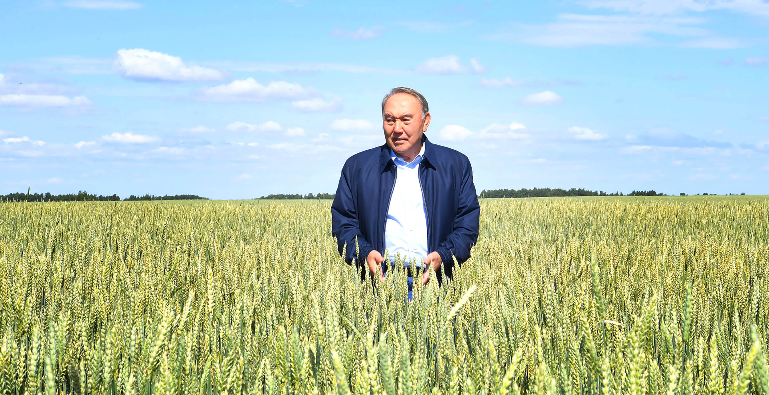 Kazakh President visits the agricultural complex of Eximnan Agrofirm LLP