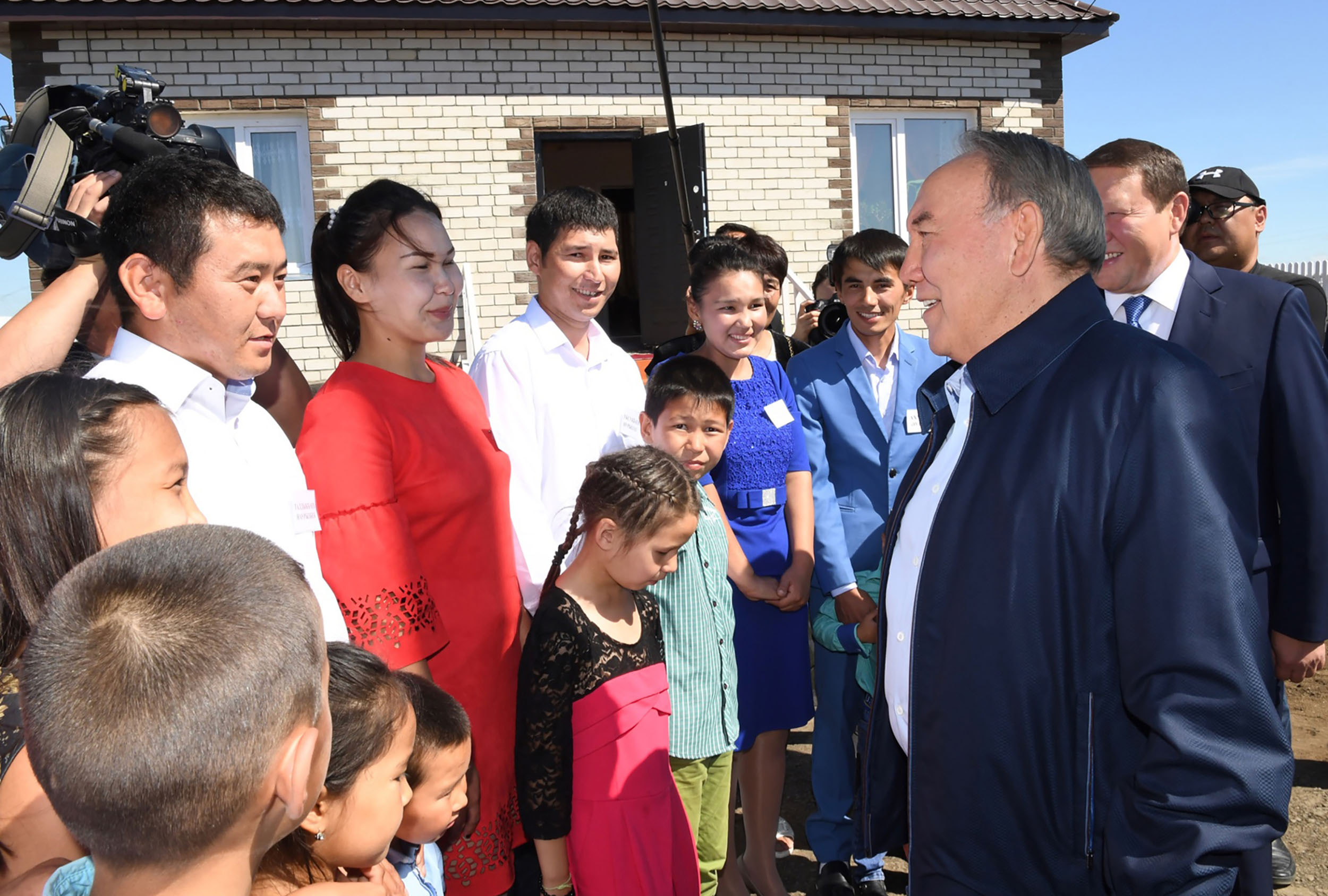 Kazakh President acquainted with house construction progress in the village of Ilyichevka