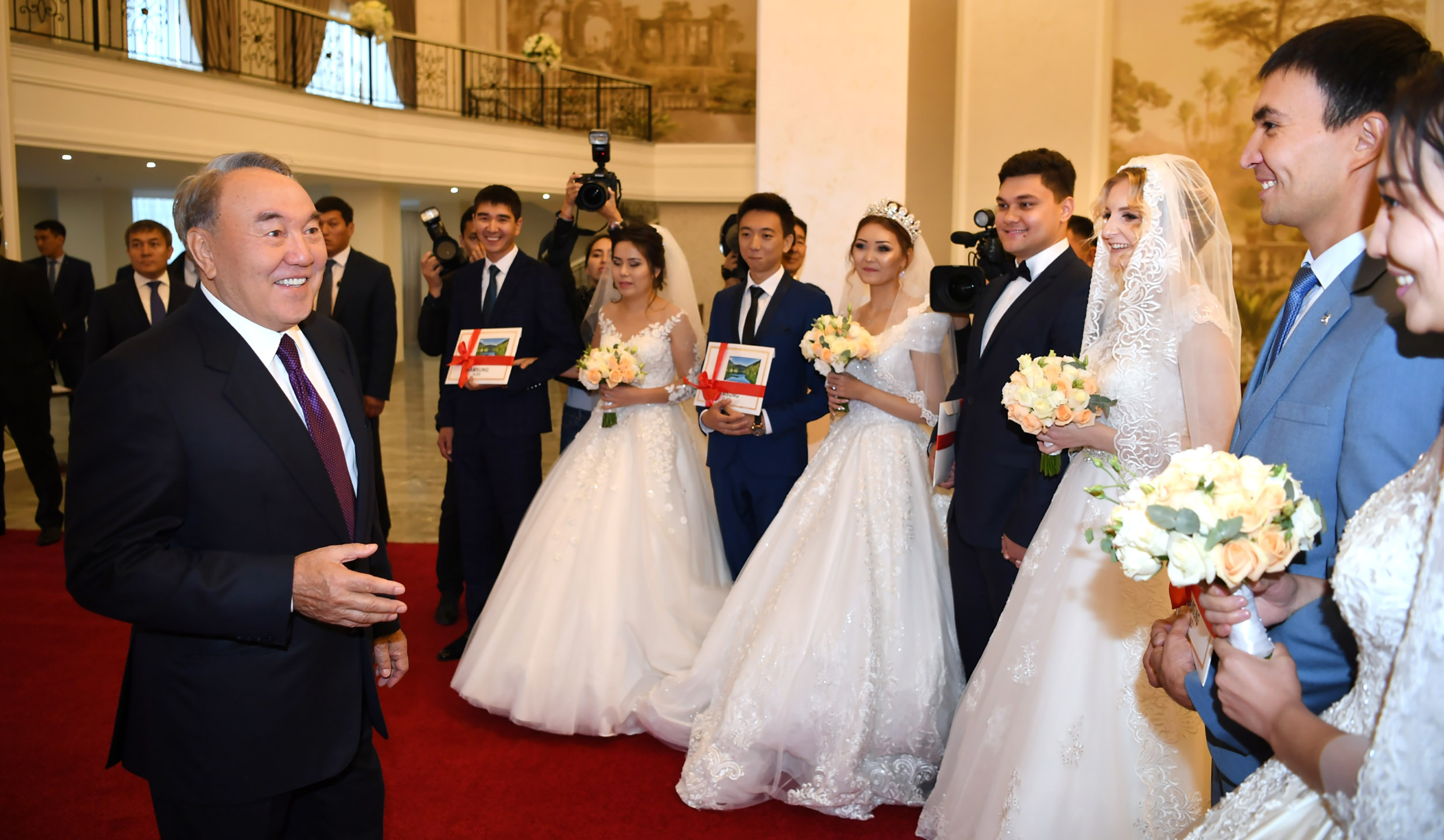Kazakh President visits new Wedding Palace in Karagandy