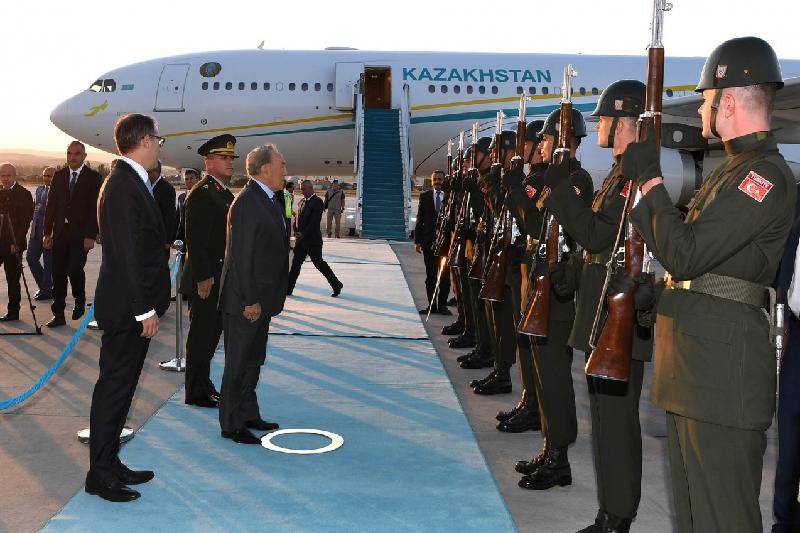 Nursultan Nazarbayev arrives to Turkey on official visit
