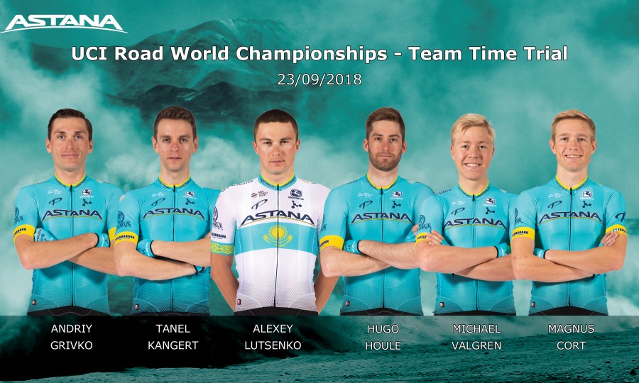 Astana Pro Team to participate in the UCI Road World Championships