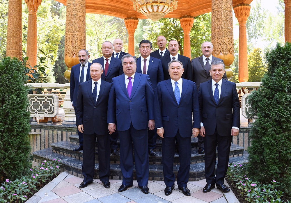 Nursultan Nazarbayev participates in the meeting of the Council of Heads of State of the CIS