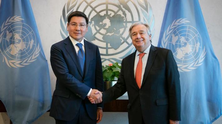 Askar Zhumagaliyev meets with UN Secretary-General Antonio Guterres on development of digitalization
