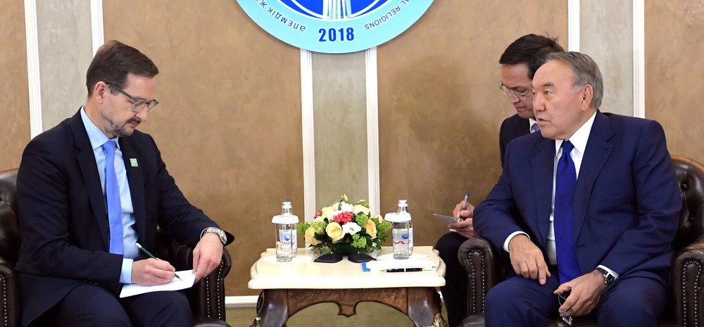 Kazakh President meets with OSCE Secretary General Thomas Greming