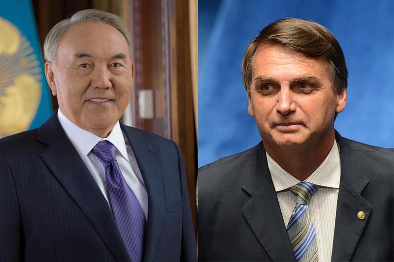 Nursultan Nazarbayev congratulates Bolsonaro on being elected Brazil‘s new president