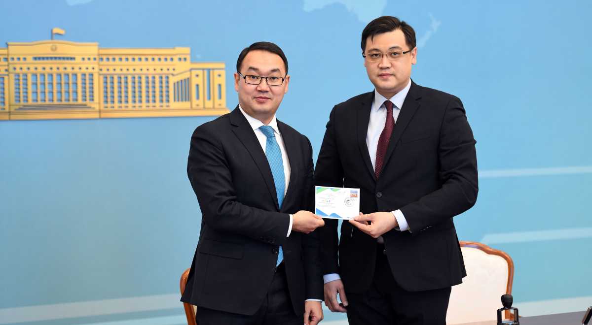 A stamp dedicated to Kazakhstan's UNSC membership has been introduced