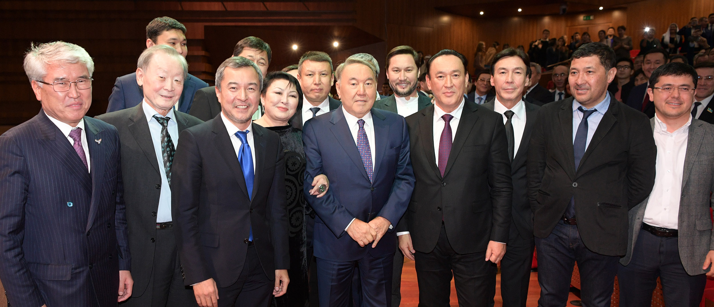 Kazakh President attends the premiere of The Leader’s Way. Astana