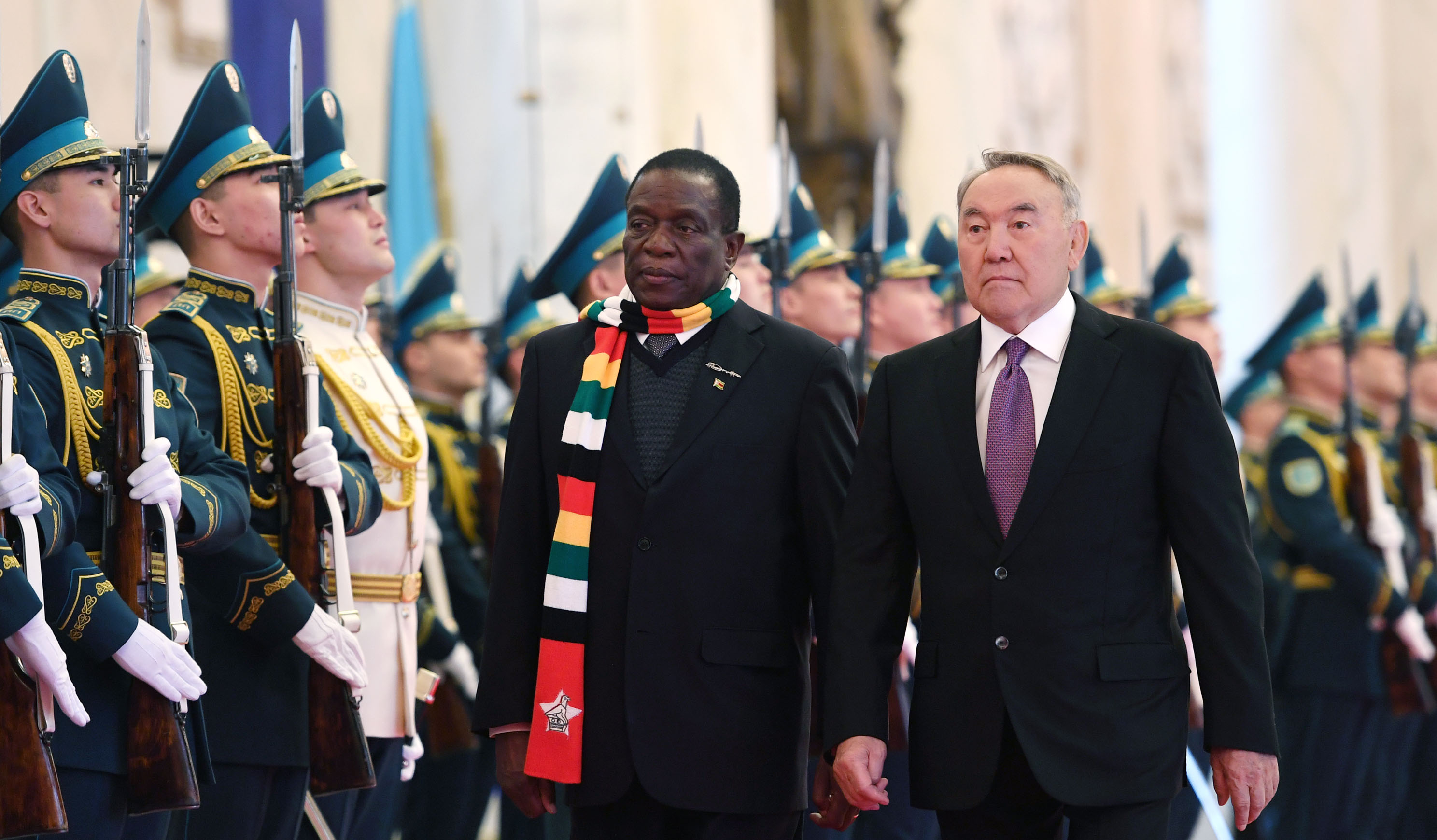 Kazakh President meets with President of the Republic of Zimbabwe 