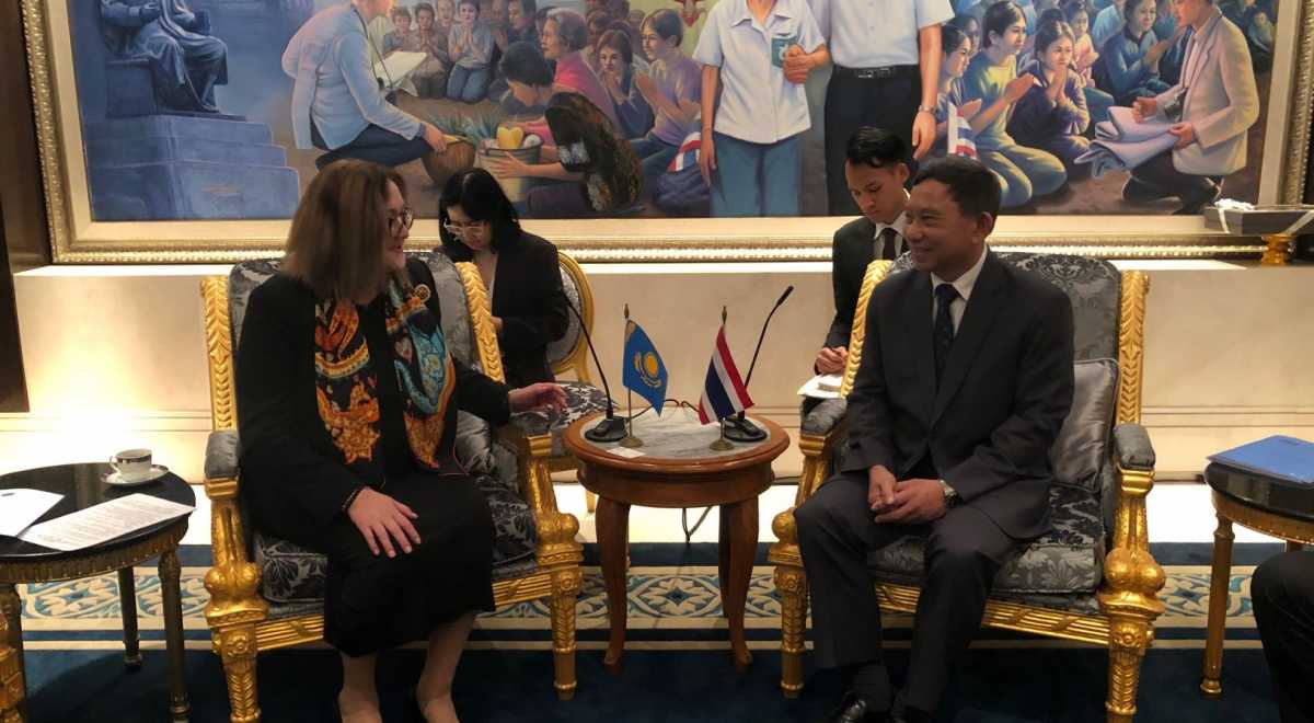 Ambassador Yesbulatova meets Deputy Prime-Minister of Thailand
