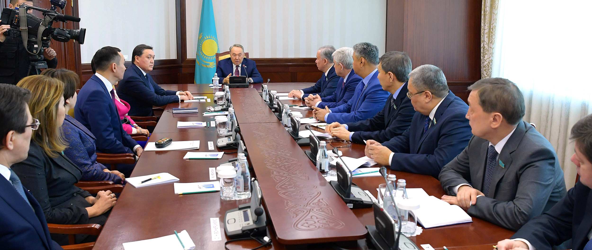 Kazakh President participates in the meeting of the Bureau of the Majilis
