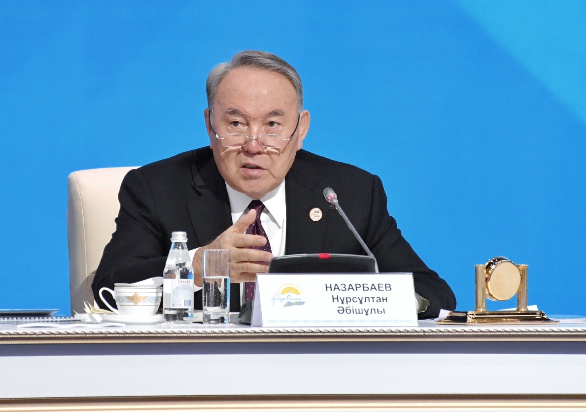 Nursultan Nazarbayev congratulates Nur Otan on 20th jubilee