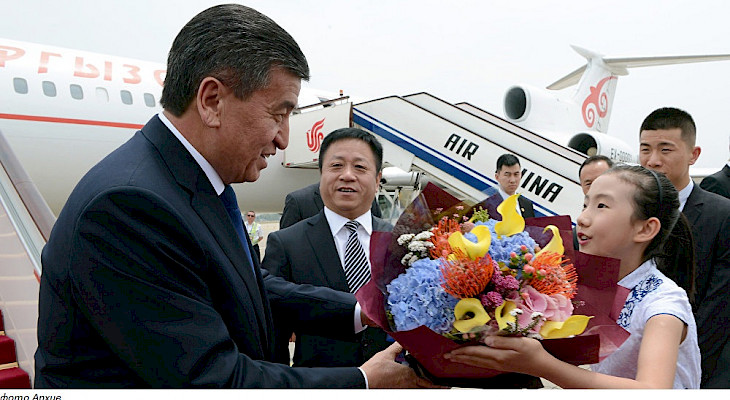 Jeenbekov to visit China before SCO summit in Bishkek 