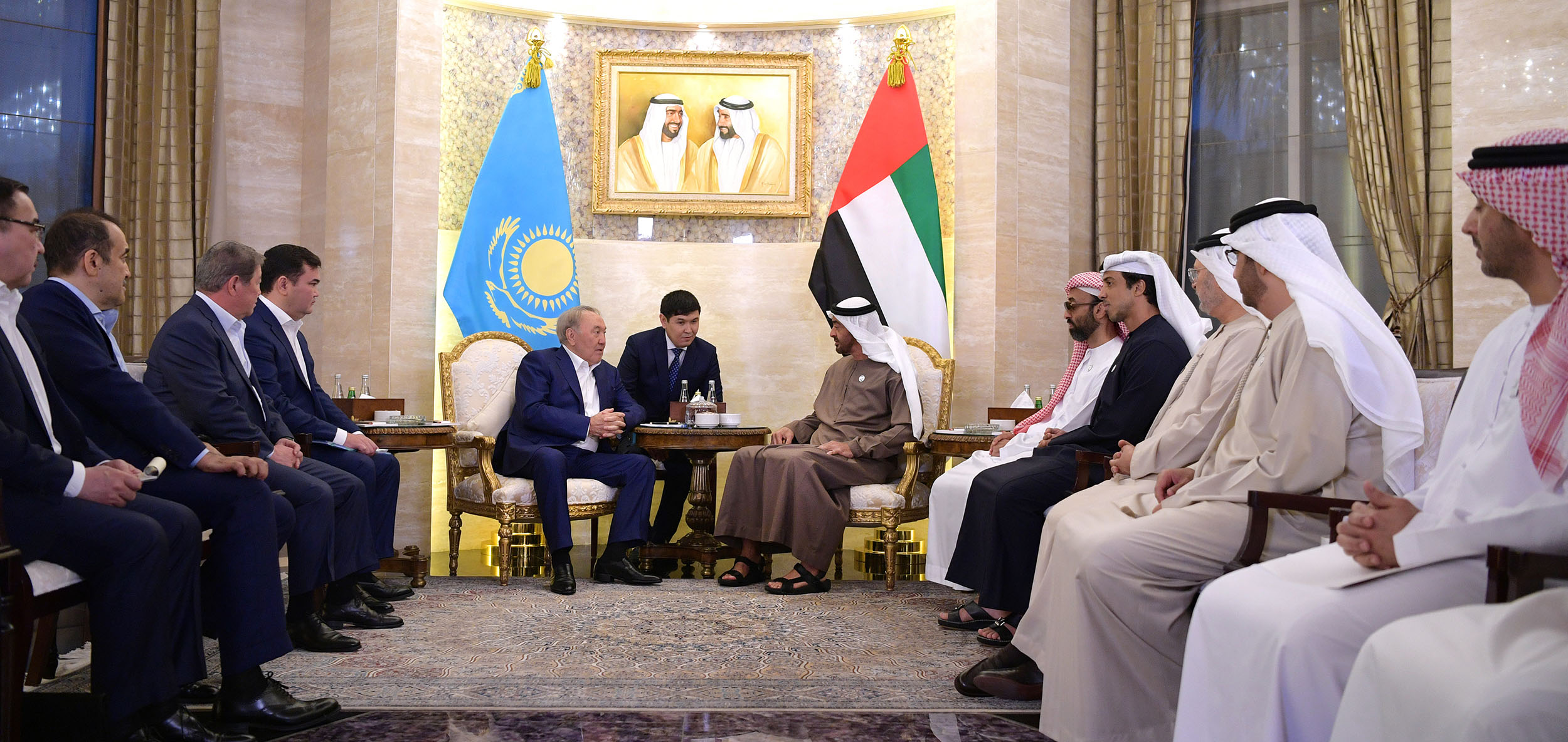 Nursultan Nazarbayev makes working visit to United Arab Emirates