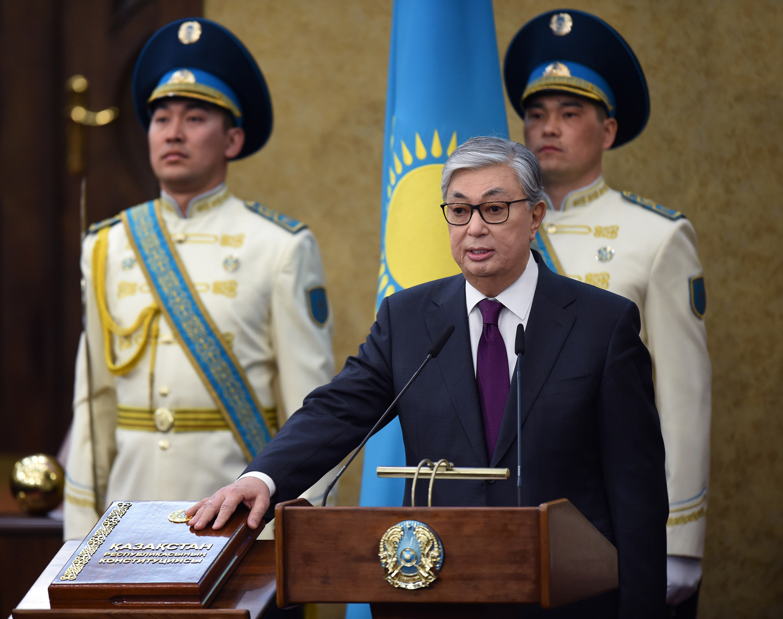Qasym-Jomart Toqaev takes office as President of Kazakhstan