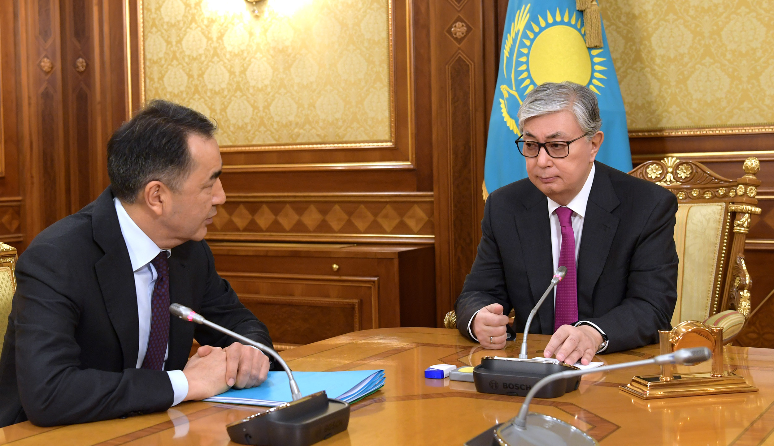 Kazakh President meets with the Secretary of State Bakhytzhan Sagintayev