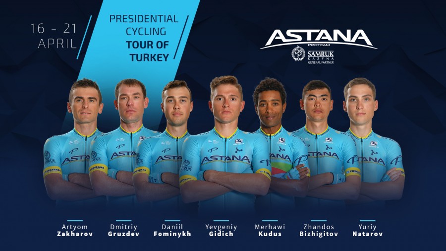 Astana Pro Team announces its roster for Presidential Cycling Tour of Turkey 2019