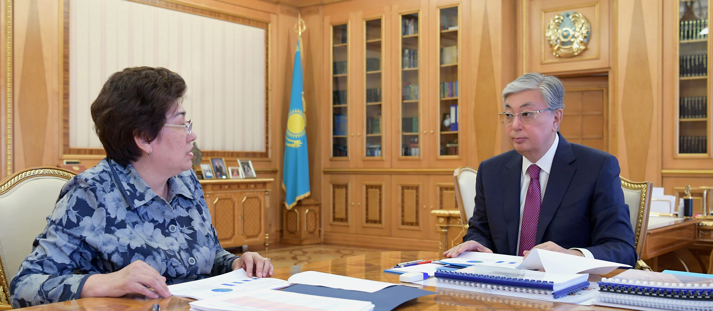 Kassym-Jomart Tokayev receives Minister of Education and Science Kulyash Shamshidinova