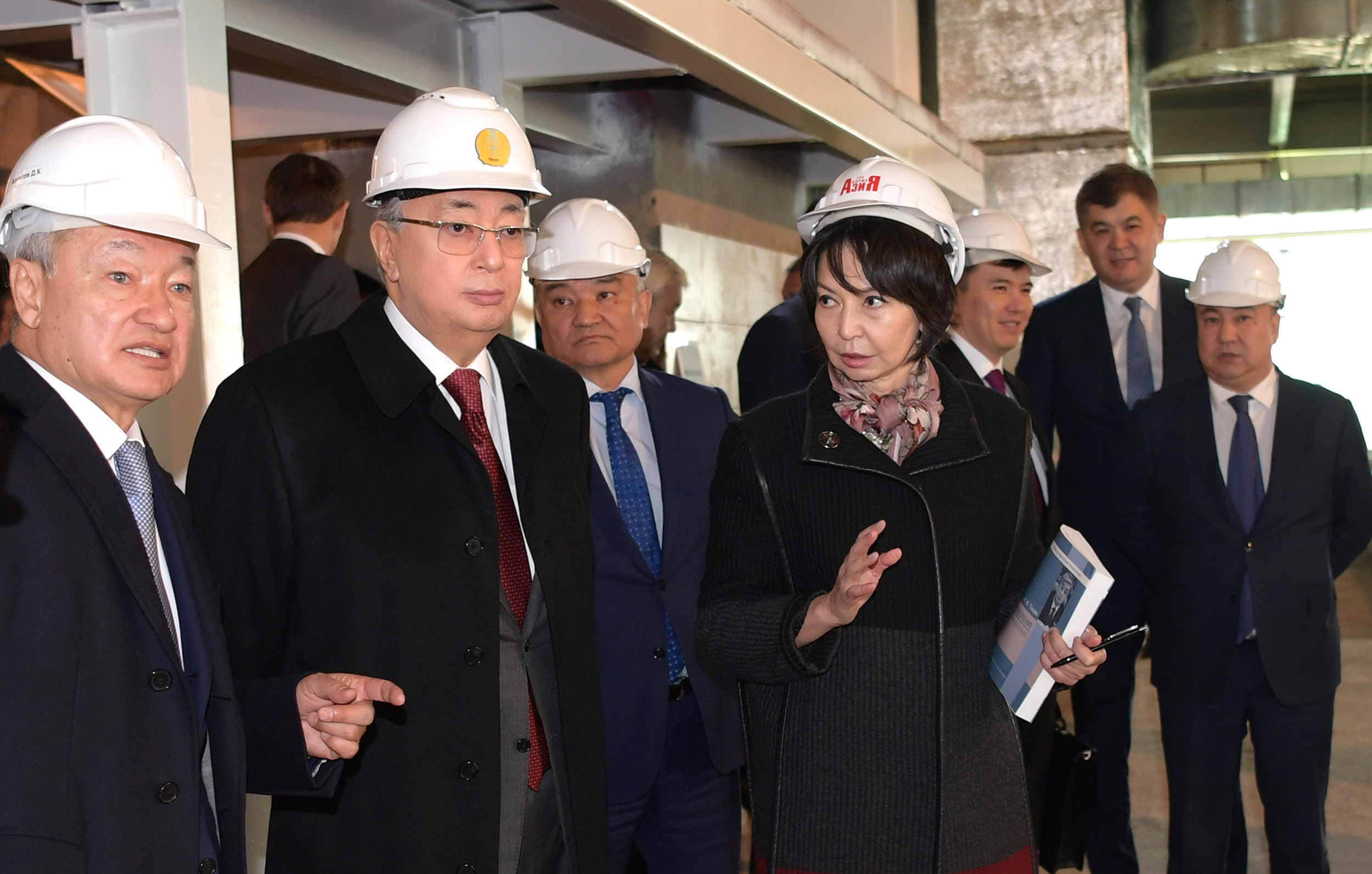 K.Tokayev acquainted with the construction of the cultural and sports complex Abai Arena