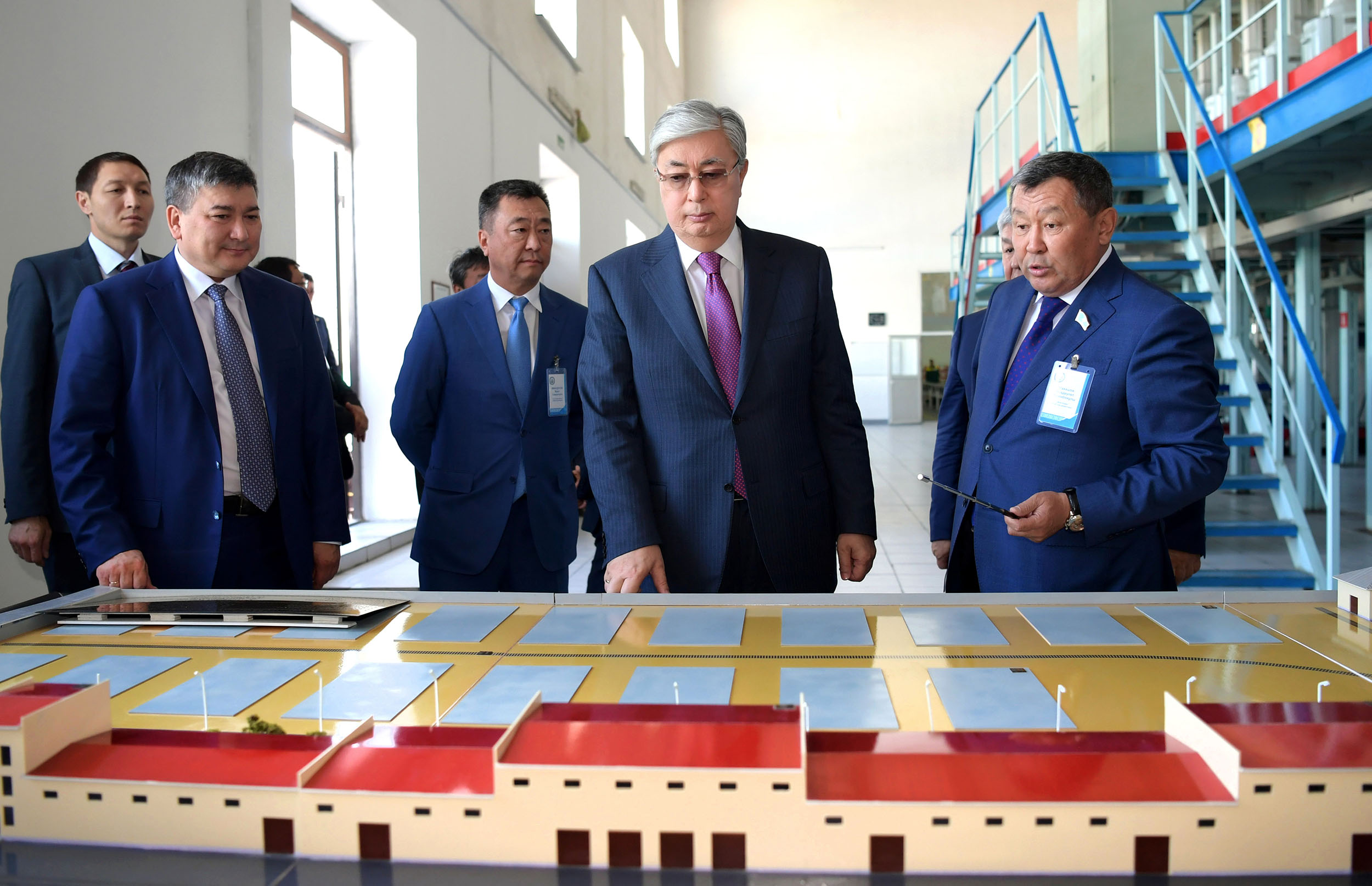 The President of Kazakhstan gets acquainted with Jan Arai agro-industrial complex