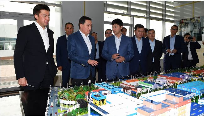 Prime Minister Askar Mamin visits Shymkent for a working trip