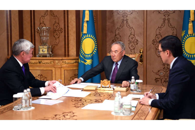 Nursultan Nazarbayev receives Berdibek Saparbayev
