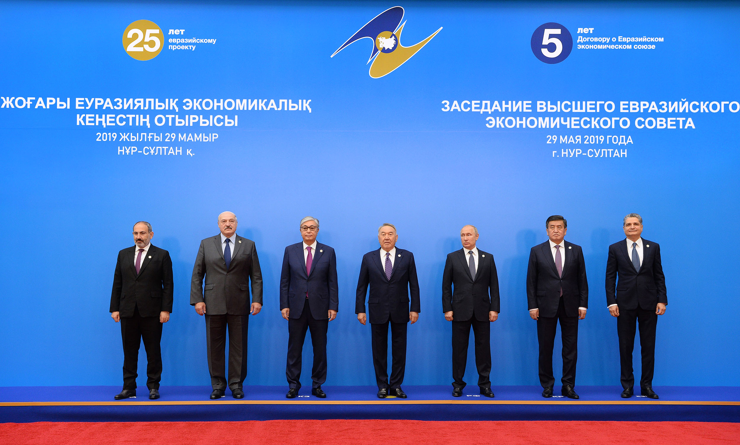 K.Tokayev participates in the meeting of the Supreme Eurasian Economic Council in a narrow composition