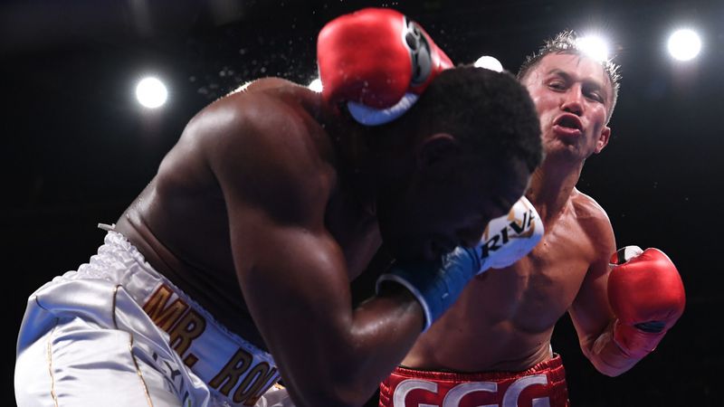 Gennady Golovkin knocks out Steve Rolls with devastating punch