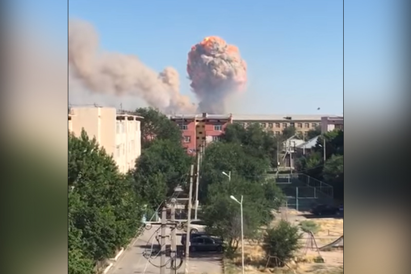 Powerful explosion was in Arys, Turkestan region