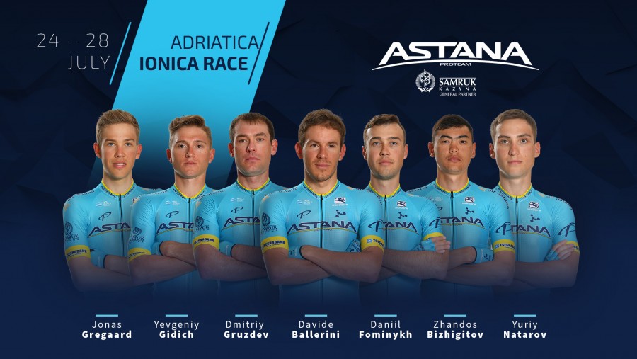 Adriatica Ionica race 2019. Team's roster