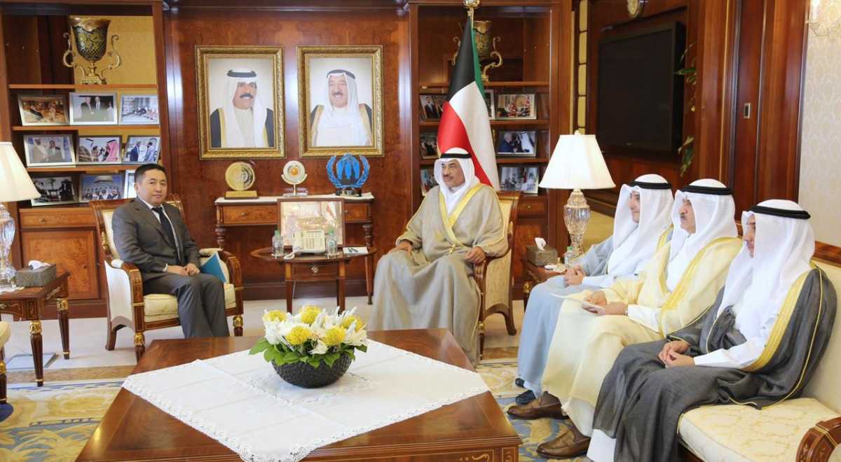 Ambassador of Kazakhstan met with the Kuwait Foreign Minister